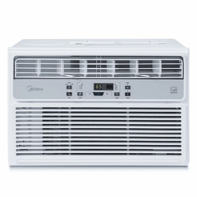 Midea 12,000 BTU EasyCool Window Air Conditioner, Dehumidifier and Fan - Cool, Circulate and Dehumidify up to 550 Sq. Ft, Reusable Filter, Remote Control, 12000 BTU, 550 Sq. Ft. 