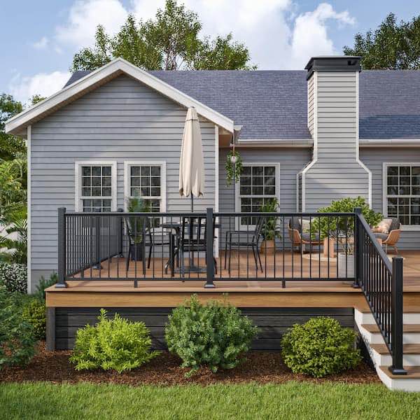 Top Dollar Deals!!!! Black Powder Coated Aluminum Deck Rails