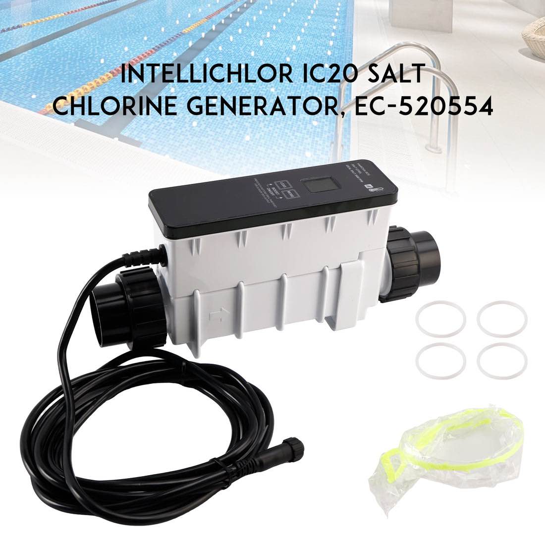IC20 EC-520554 Salt Chlorinator Sanitizer for 20,000-gallon Saltwater Pool, Gently used.