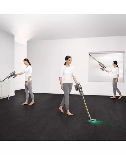 Dyson V15 Detect Portable Cordless Pet Stick Vacuum Cleaner. Iron/Gold, 60 Minute Battery Life, 