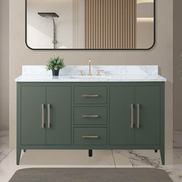 Featured Item!!! Vanity Art 60'' Single Bathroom Vanity in Vintage Green!!!