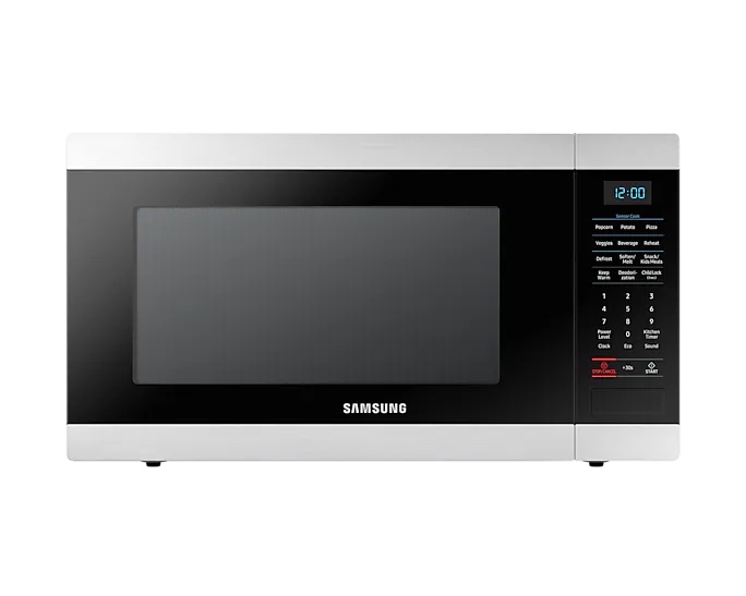 1.8 cu.ft. Countertop Microwave with Sensor Cook & Deodorization Technology, 1500 Watt. Dent in back, still functions normally. WxHxD 23 5/8 x 13 9/32 x 18 7/8 inch