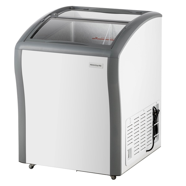 Frigidaire Commercial Glass Top Freezer, 4.3 cu ft, White