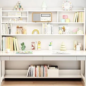 Kids Writing Desk Study Learning Computer Table with Chair (Missing boxes)
