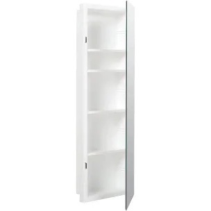 Antanea 12" W 38" H Recessed Frameless Medicine Cabinet Mirror