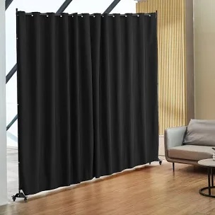 Room Divider Portable Panel Room Divider with Wheels Privacy Screen