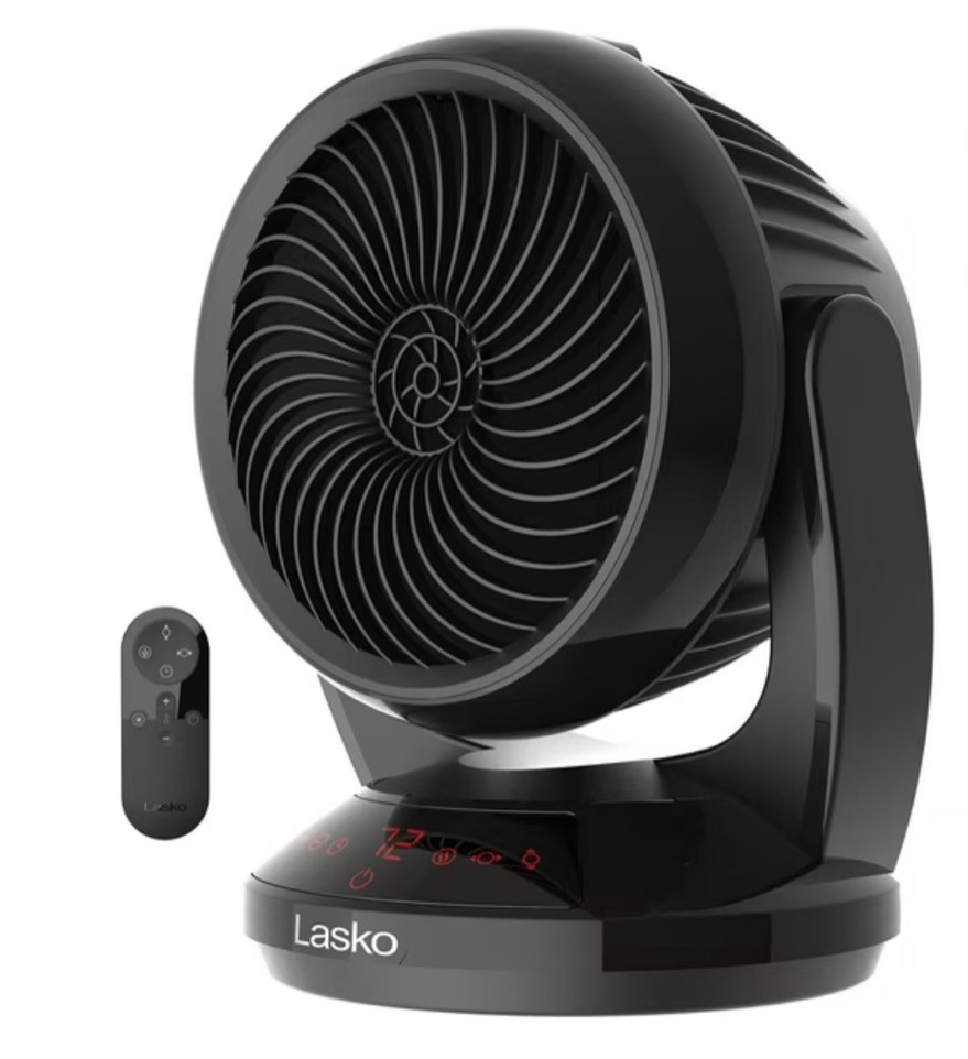 Lasko Whirlwind Heat Orbital Oscillation Ceramic Space Heater with Remote