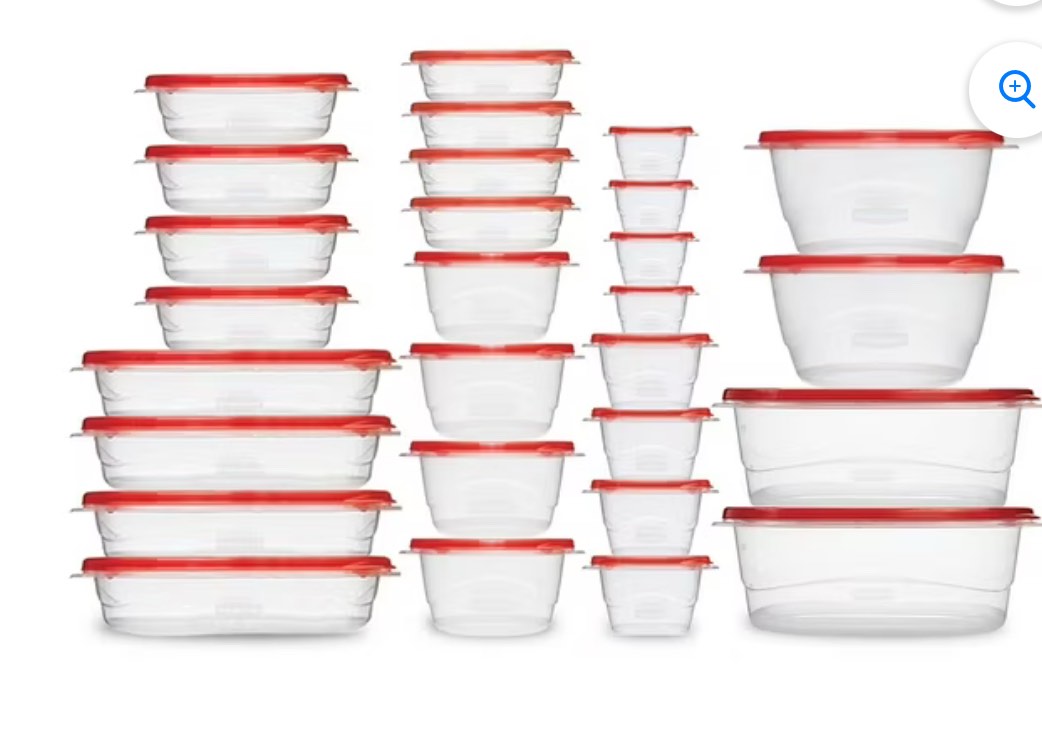 Rubbermaid TakeAlongs 56-Piece Food Storage Containers With Lids Set