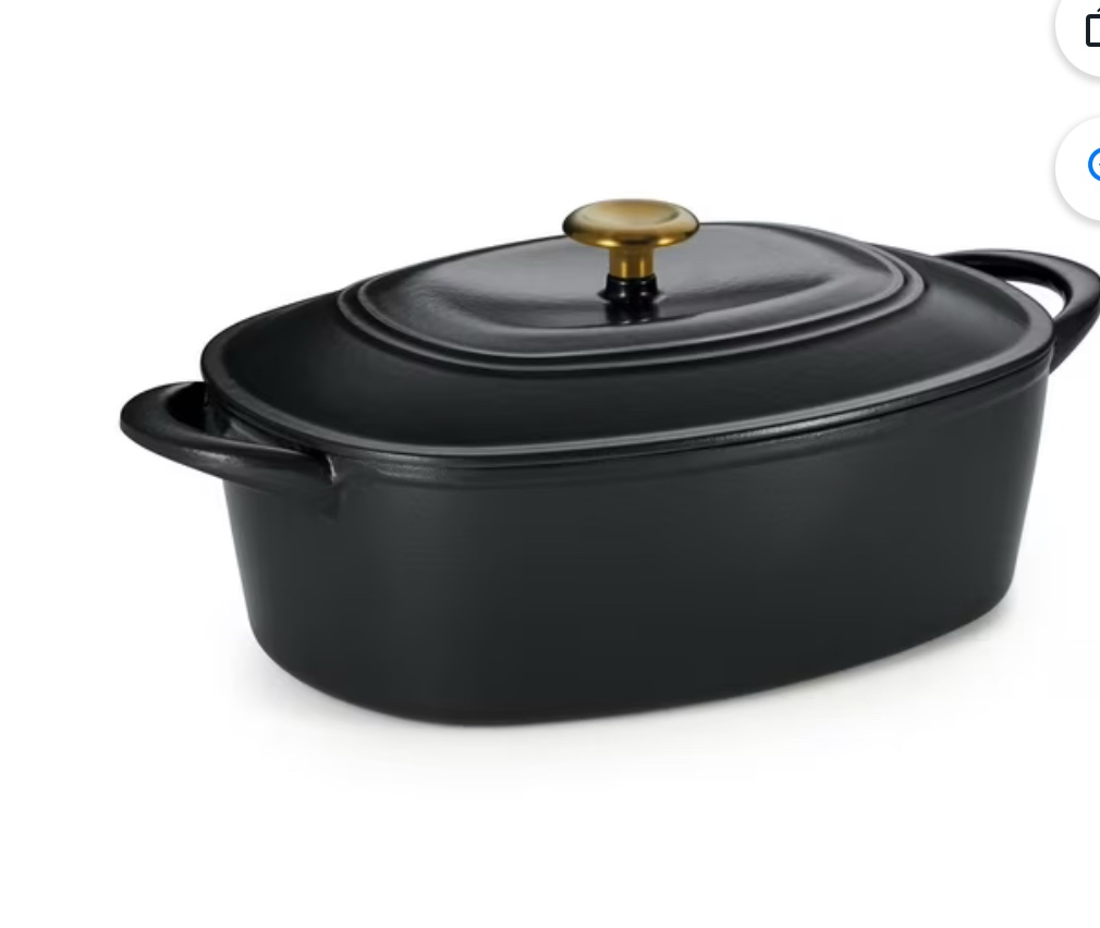 Tramontina 7-Quart Enameled Cast Iron Dutch Oven, Choose Color