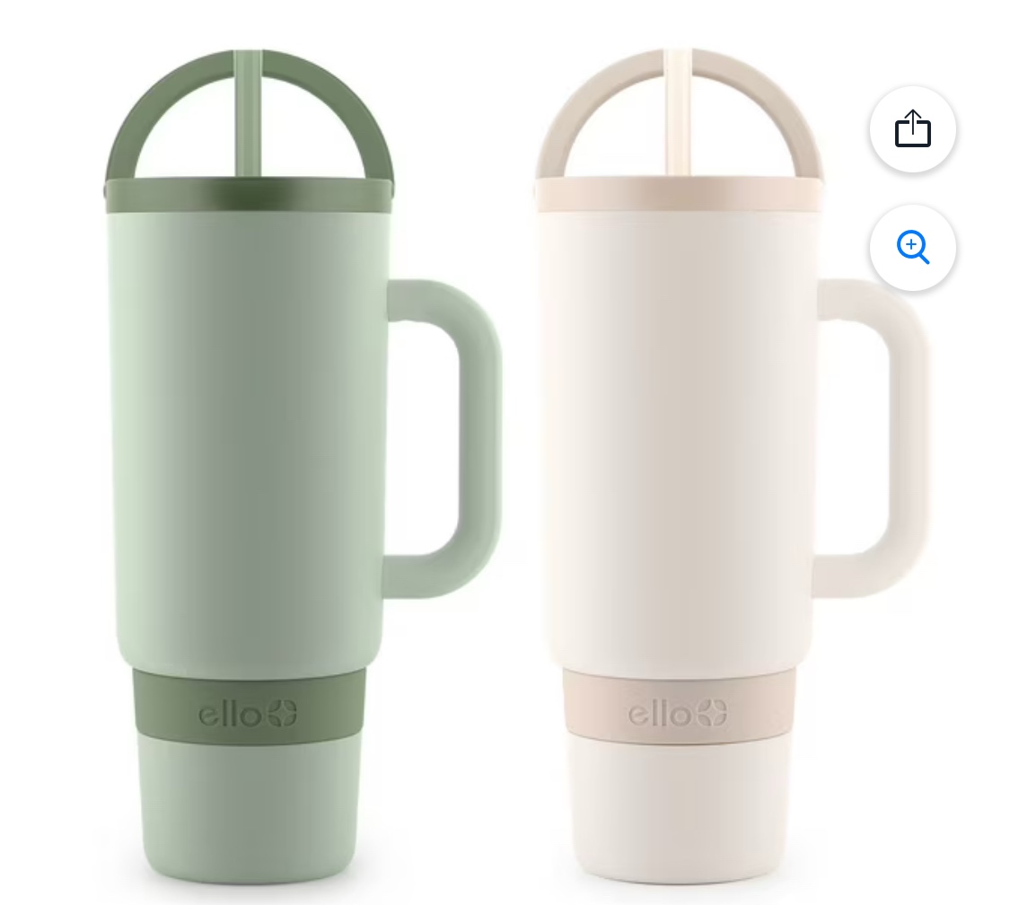 Ello Port 40-oz. Stainless Steel Tumbler with Handle, 2-Pack