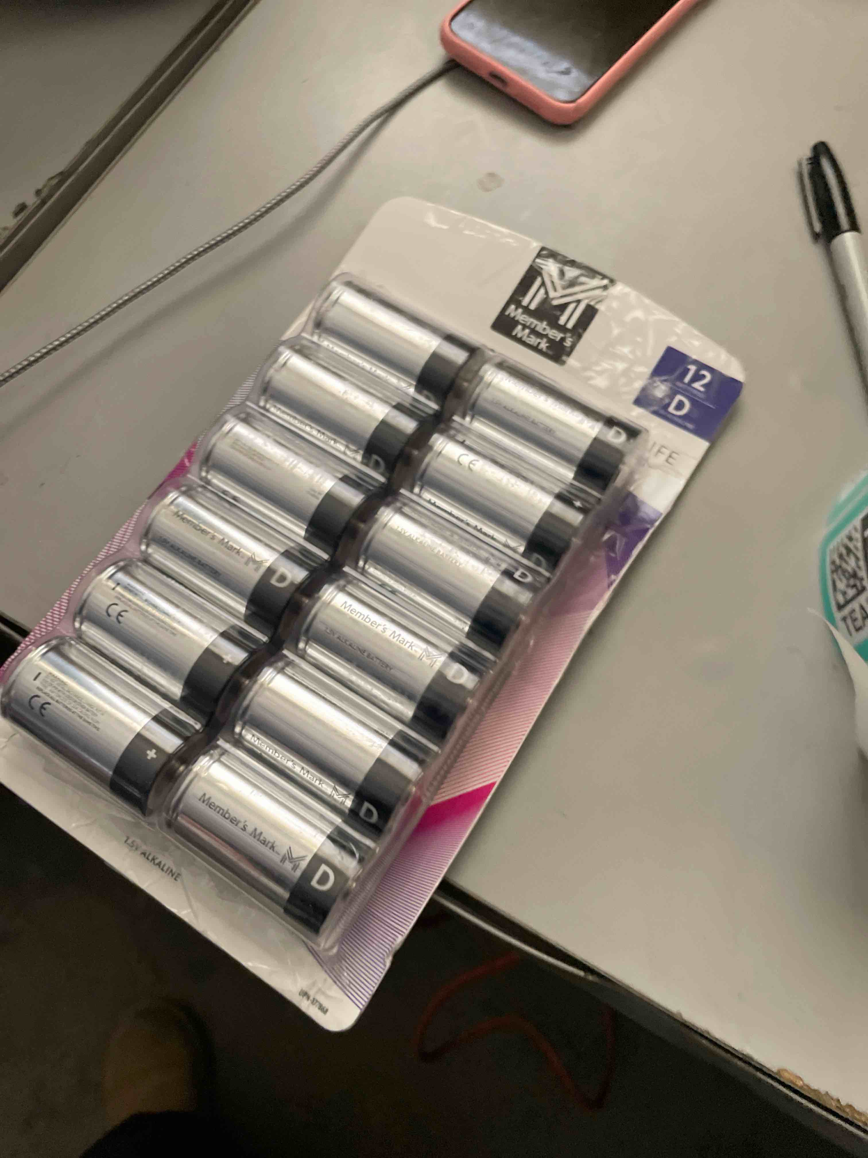 Member's Mark Alkaline D Batteries (12 Pack)