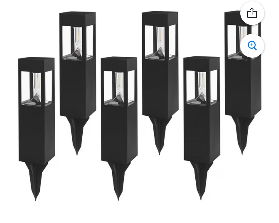 Westinghouse LED Solar Path Lights 30 Lumens, 6-Pack