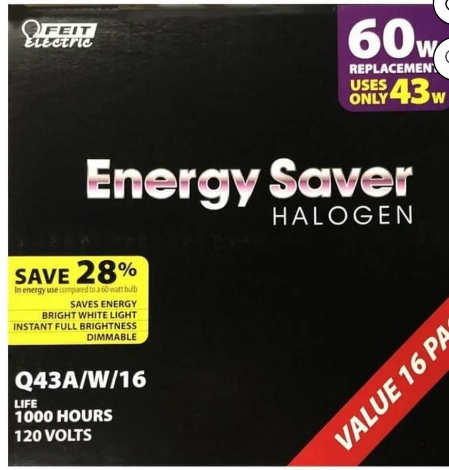 Feit Electric 60W Energy Saver Halogen
