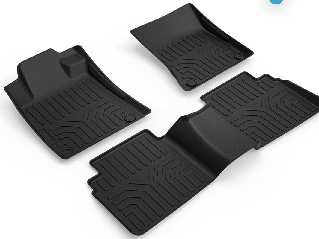 KIWI MASTER Floor Mats for 2019-2025 Nissan Altima All Weather Mat Front & Rear 2 Row Seat TPE Slush Liners Set Black