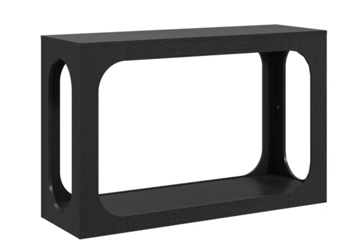 Northfleet 47" Console Table Color: Black Oak