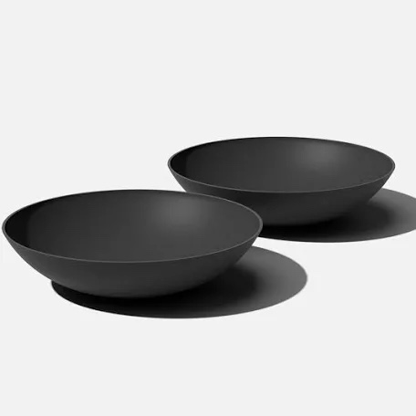 5/3 13/17/21" LOW BOWL PLANTERS, BLACK