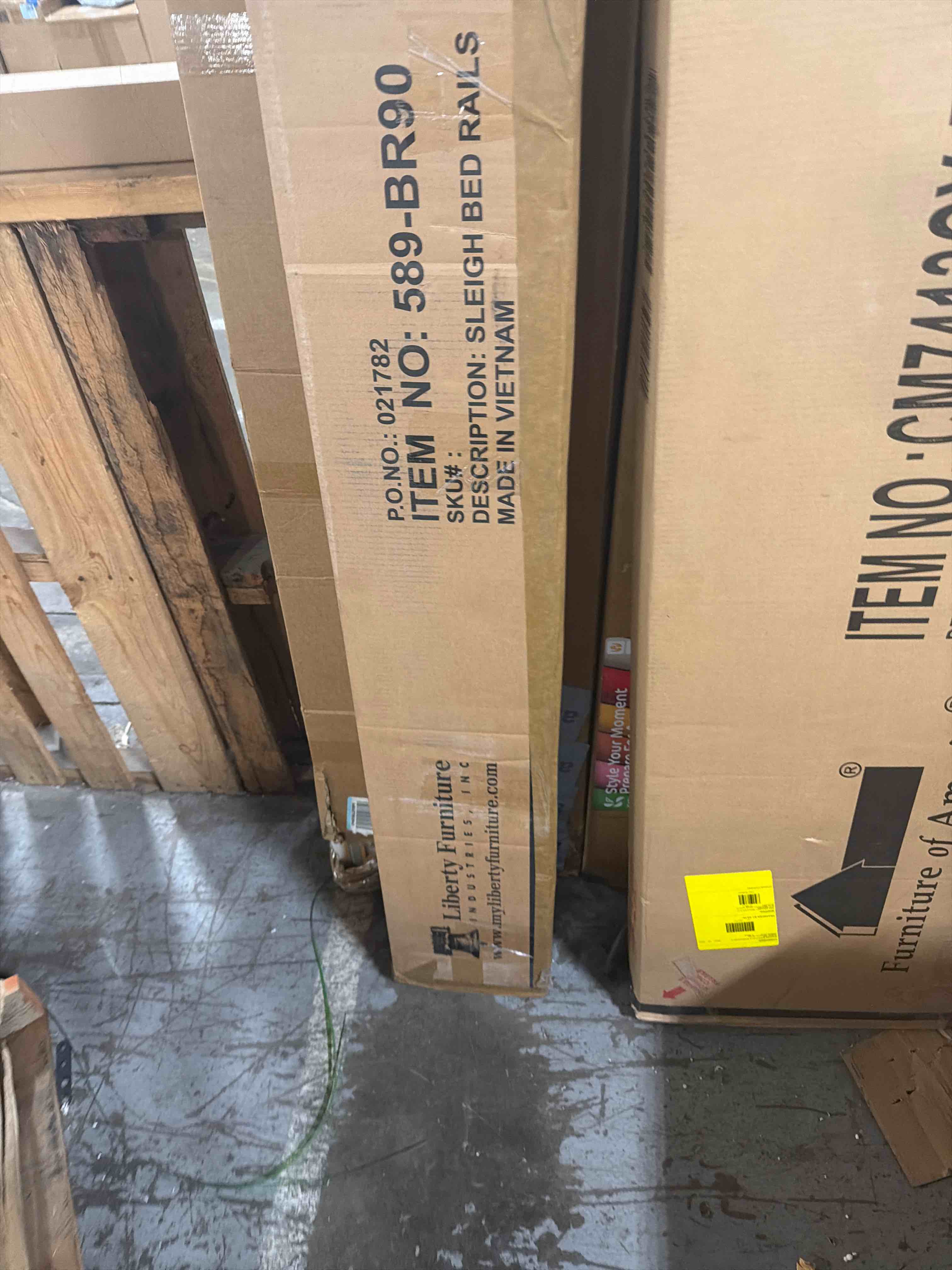 Condition photo showing As Is for full platform bed frame with storage drawers, solid wood sleigh bed frame with headboard, footboard & wooden slat support, spave-saving beds for kids, teens, adults, no box spring needed