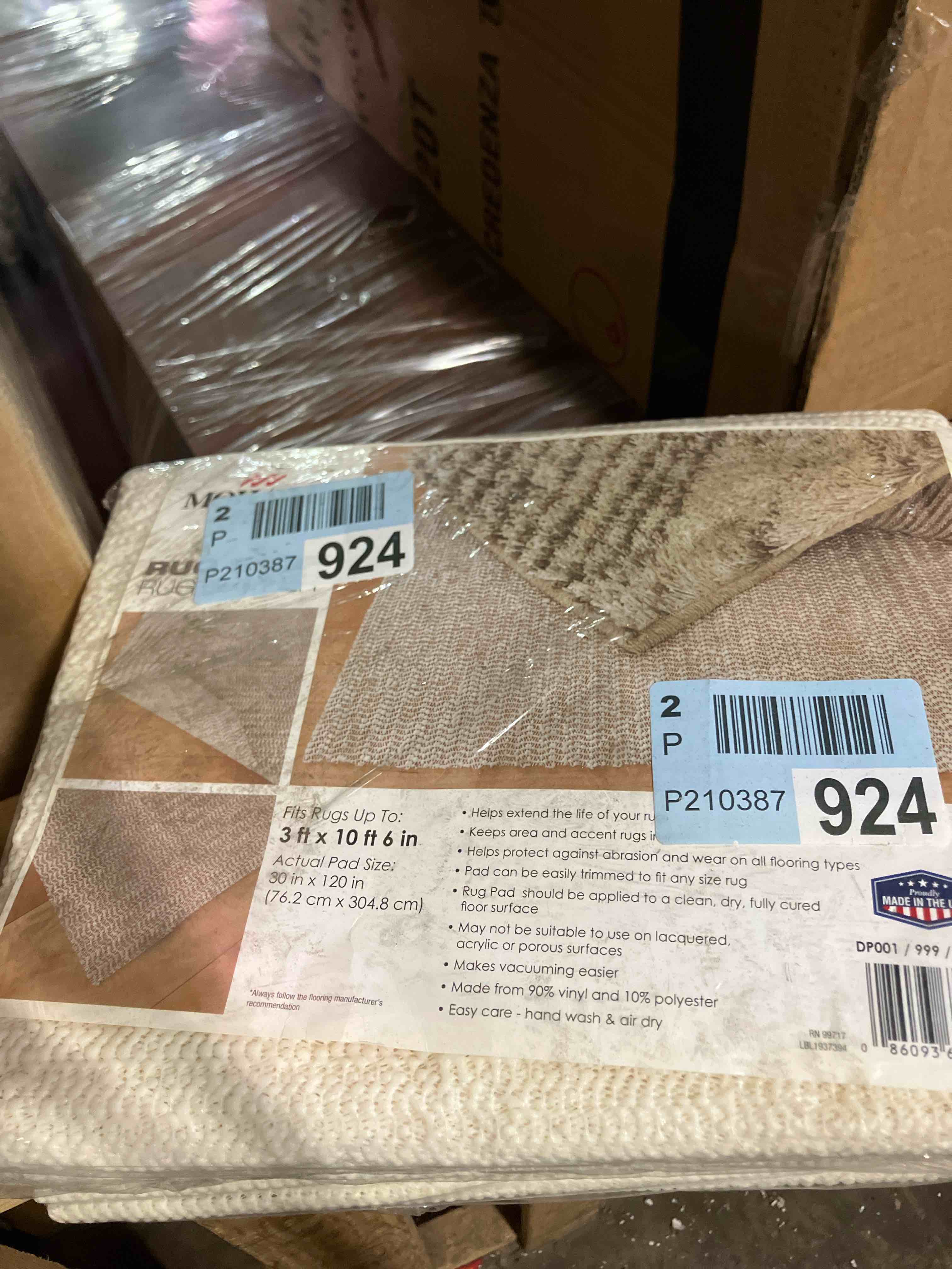 Condition photo showing New/Like New for mohawk® home hold fast rug gripper, none