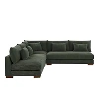 Caileigh 3 - Piece Corduroy Sectional ( incomplete 1 of 2) 
