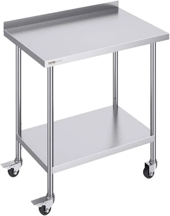 vevor 24 x 36 x 40 inch stainless steel work table
