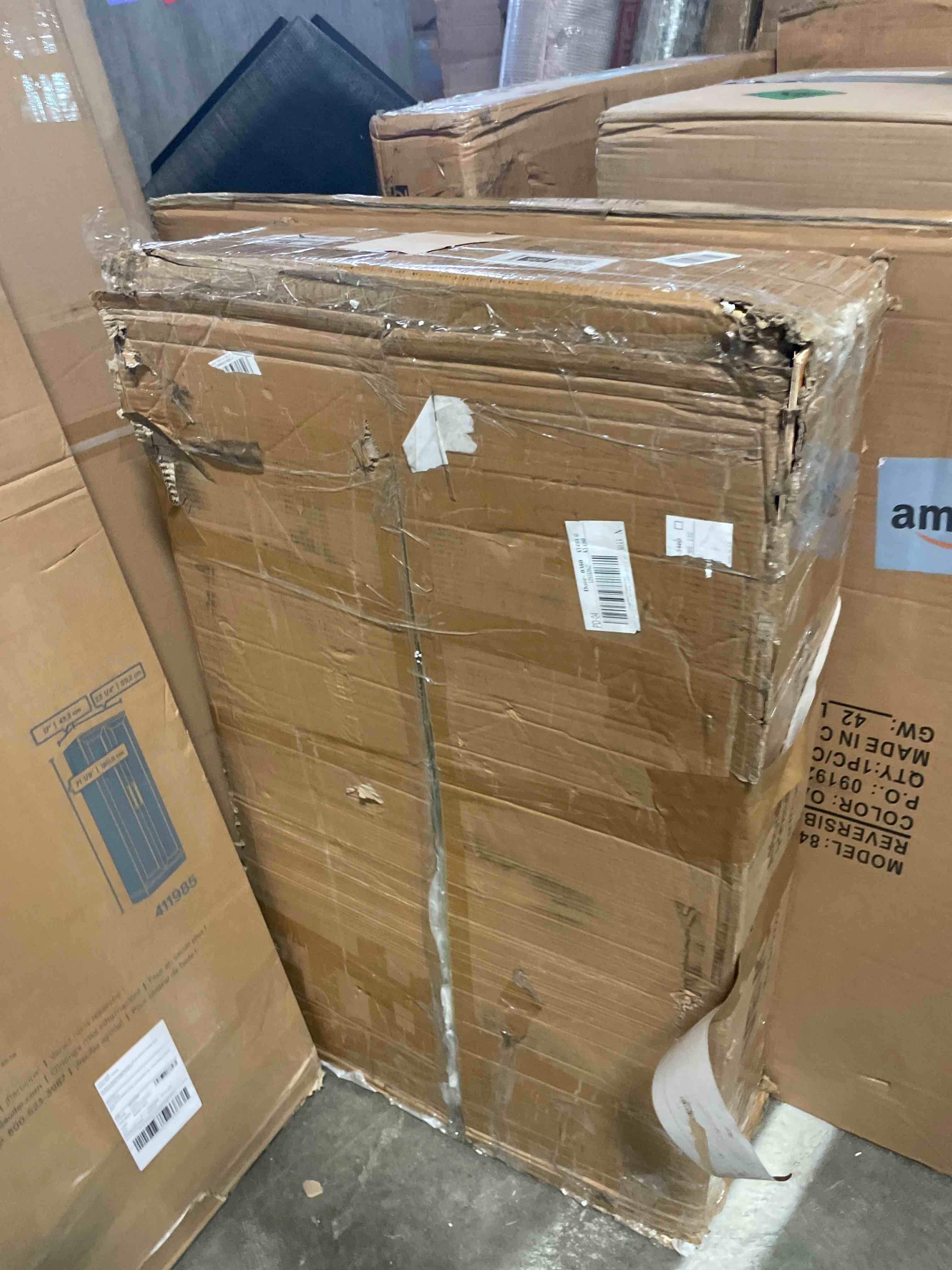 Condition photo showing As Is for vevor 15u wall mount network server cabinet, 18'' deep, server rack cabinet enclosure, 500 lbs max. ground-mounted load capacity, with locking glass door side panels, for it equipment, a/v devices 15u-glass door