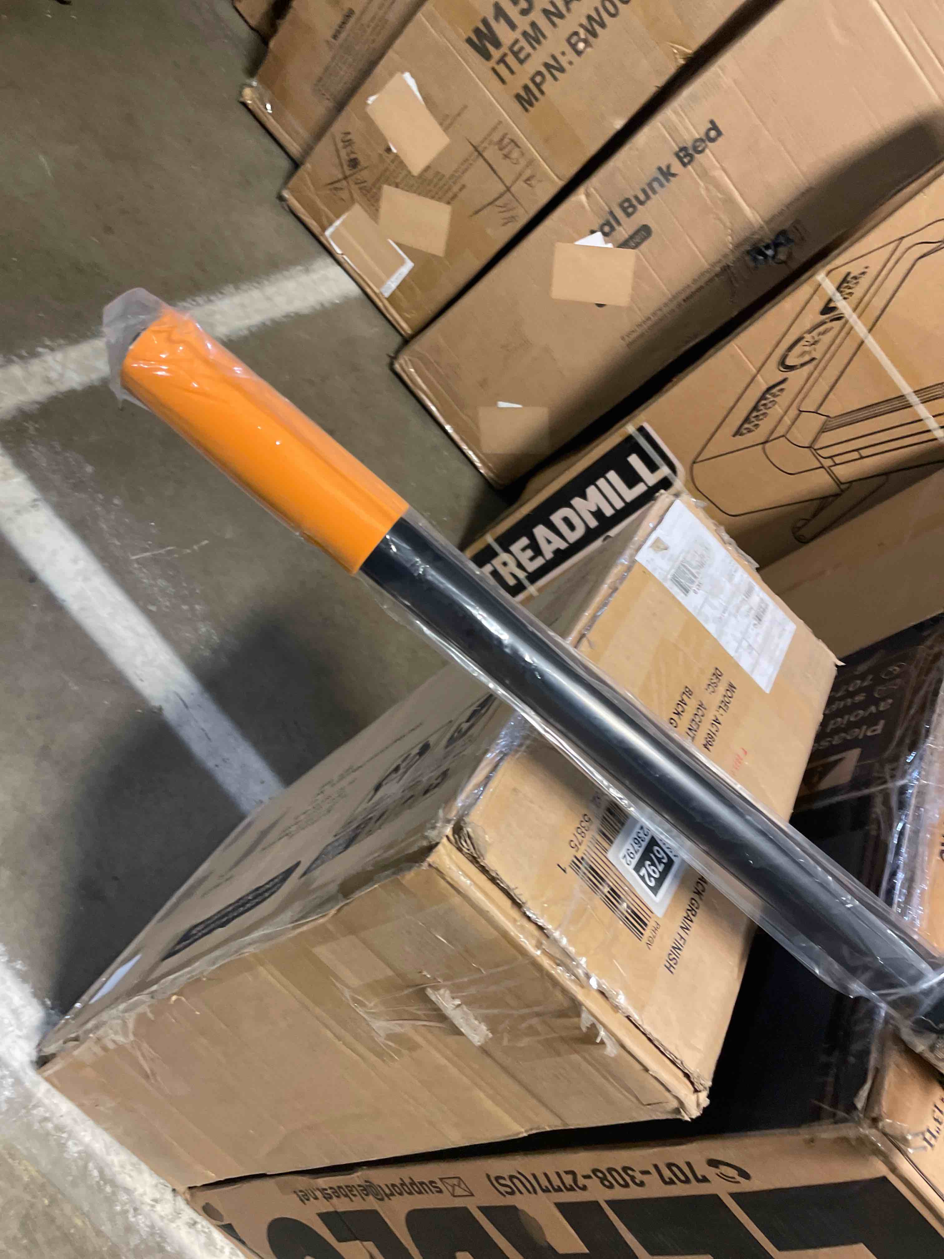 Condition photo showing New/Like New for 5-24 ft long telescoping extension pole // multi-purpose extendable pole with universal twist-on metal tip // lightweight and sturdy // best telescopic pole for painting, dusting and window cleaning 24 feet