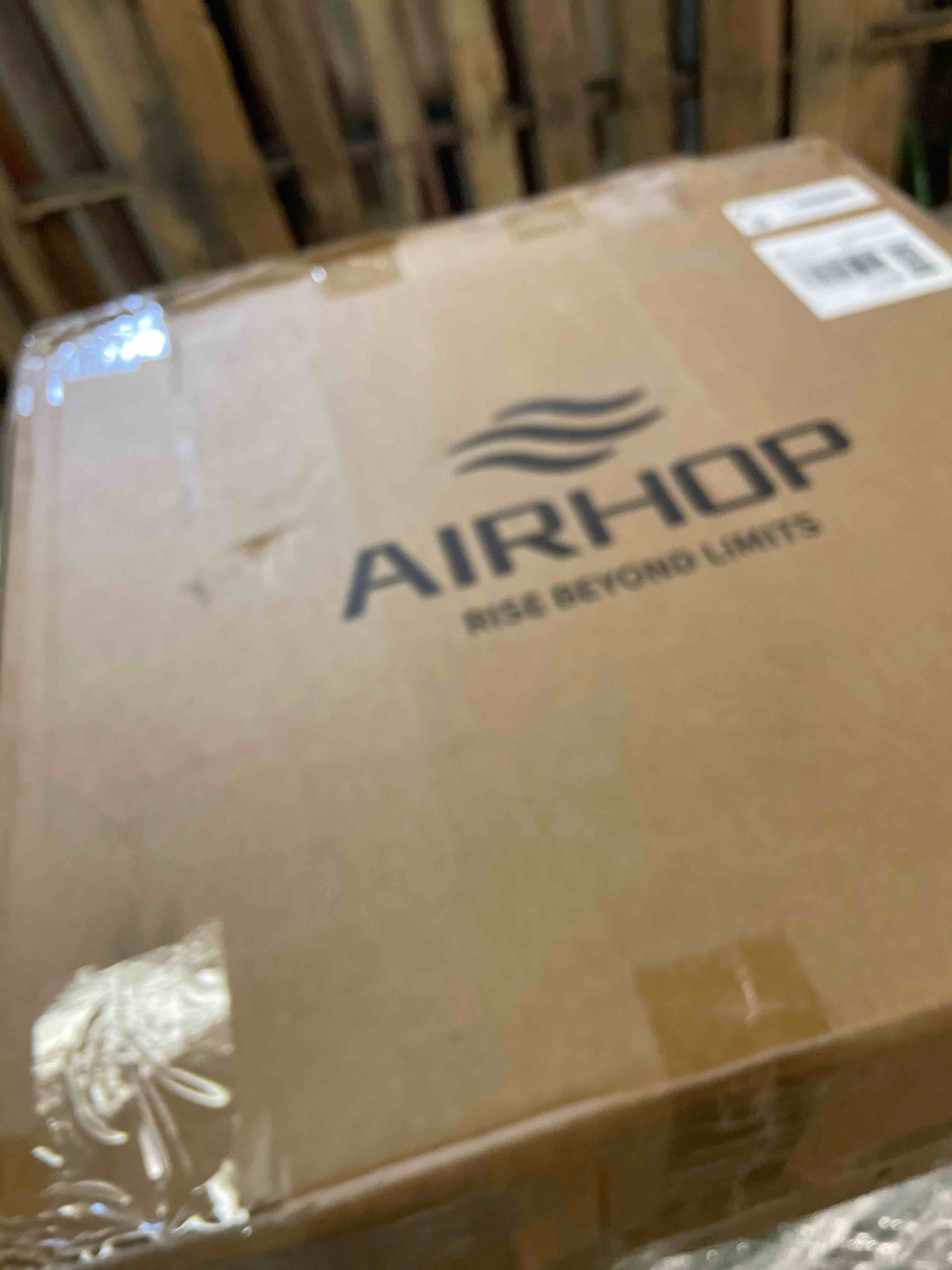 Condition photo showing Good Condition for airhop 0.56in thick 96 sq ft exercise equipment mats, 24 tiles upgraded rubber top with high density eva foam, large interlocking puzzle gym flooring for home gym, heavy weight workout, 24 x 24in black/white 96 sq ft (24 tiles)