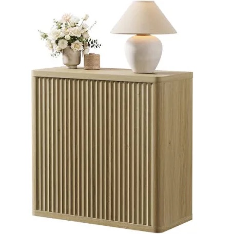 cesiro 34.6" wide buffet sideboard with adjustable shelves