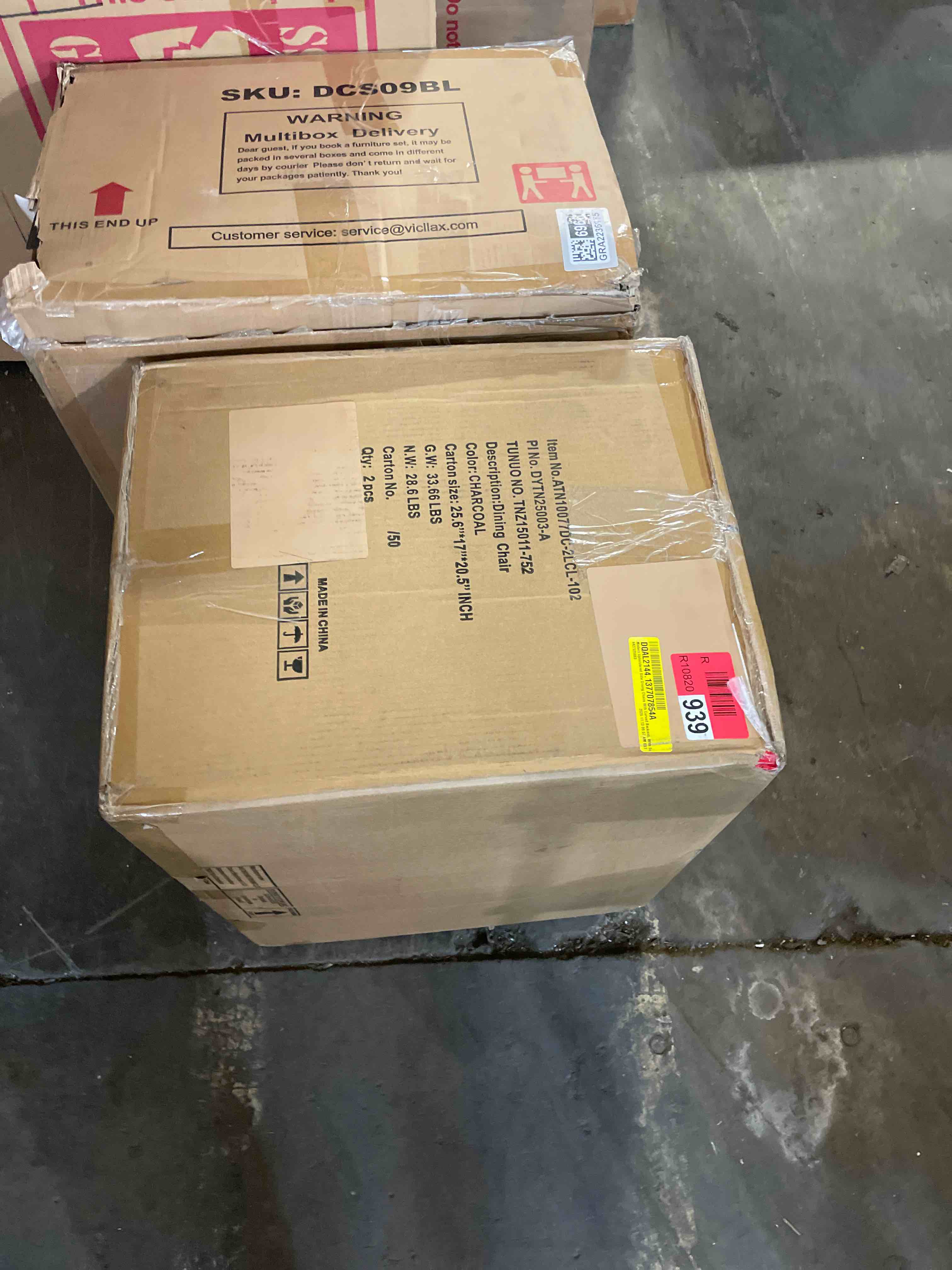 Condition photo showing New/Like New for modern upholstered side dining chairs with curved backrest, with solid wood frame, for dining room/living room (set of 2)