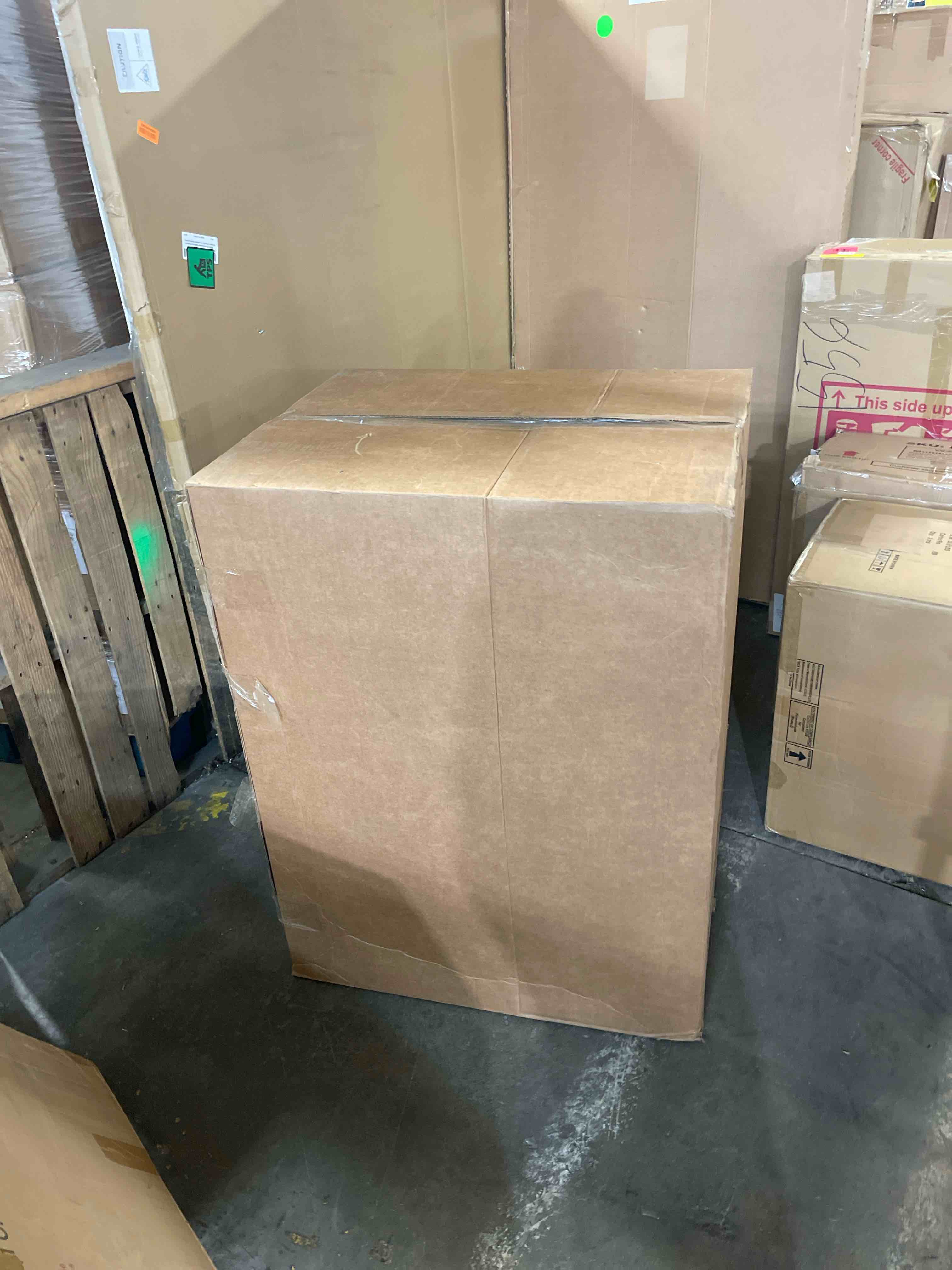 Condition photo showing As Is for ease moose oversized modular sectional sofa, extra large u shape sectional cloud couch,comfty deep modular sofa with ottoman for living room?light gray (armless chair only)