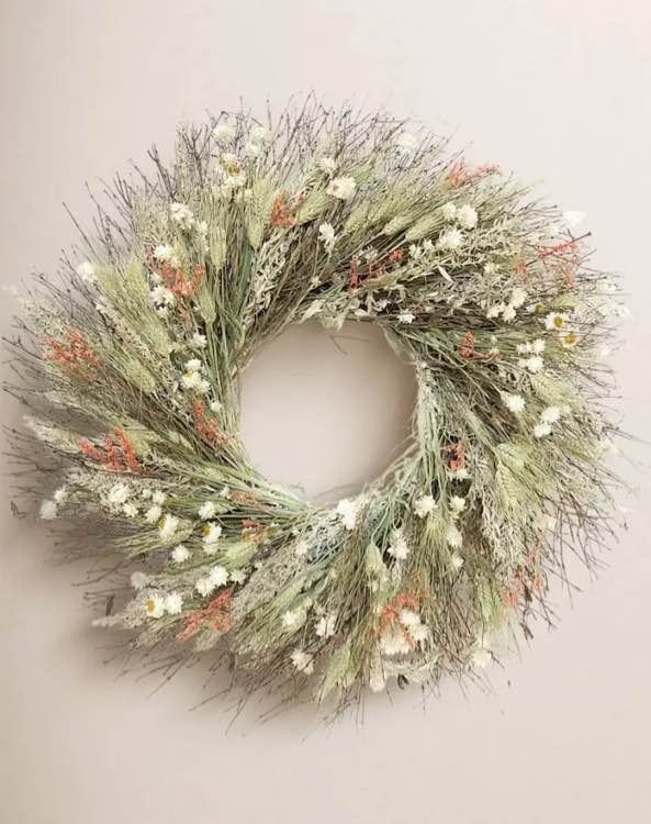 Ophelia & Co. Chou Handcrafted Dried Mixed Assortment Wreath
