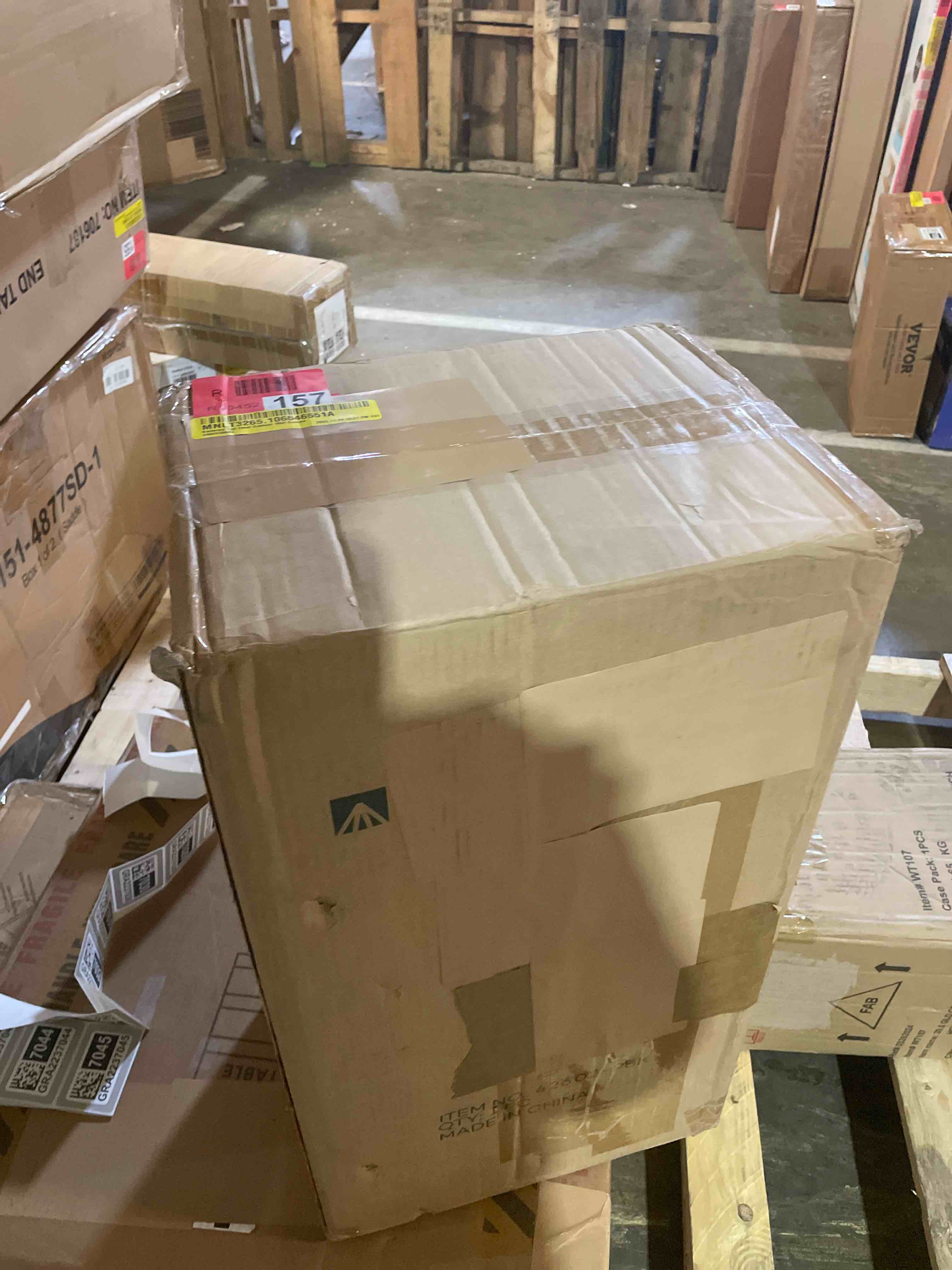 Condition photo showing New/Like New for ml lighting | barkeley collection | 42606-pbk | 30" modern four bulb outdoor steel x-large wall sconce | anti-rust powder coat black with clear glass shade | exterior ambient light for safety