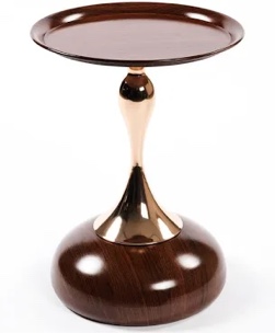 Tail Coffee Table, Metal Round Side Table For Living Spaces. Art Inter