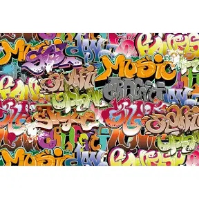 peel and stick canvas wallpaper wall mural graffiti wall art self