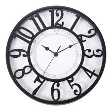 Metal wall clock