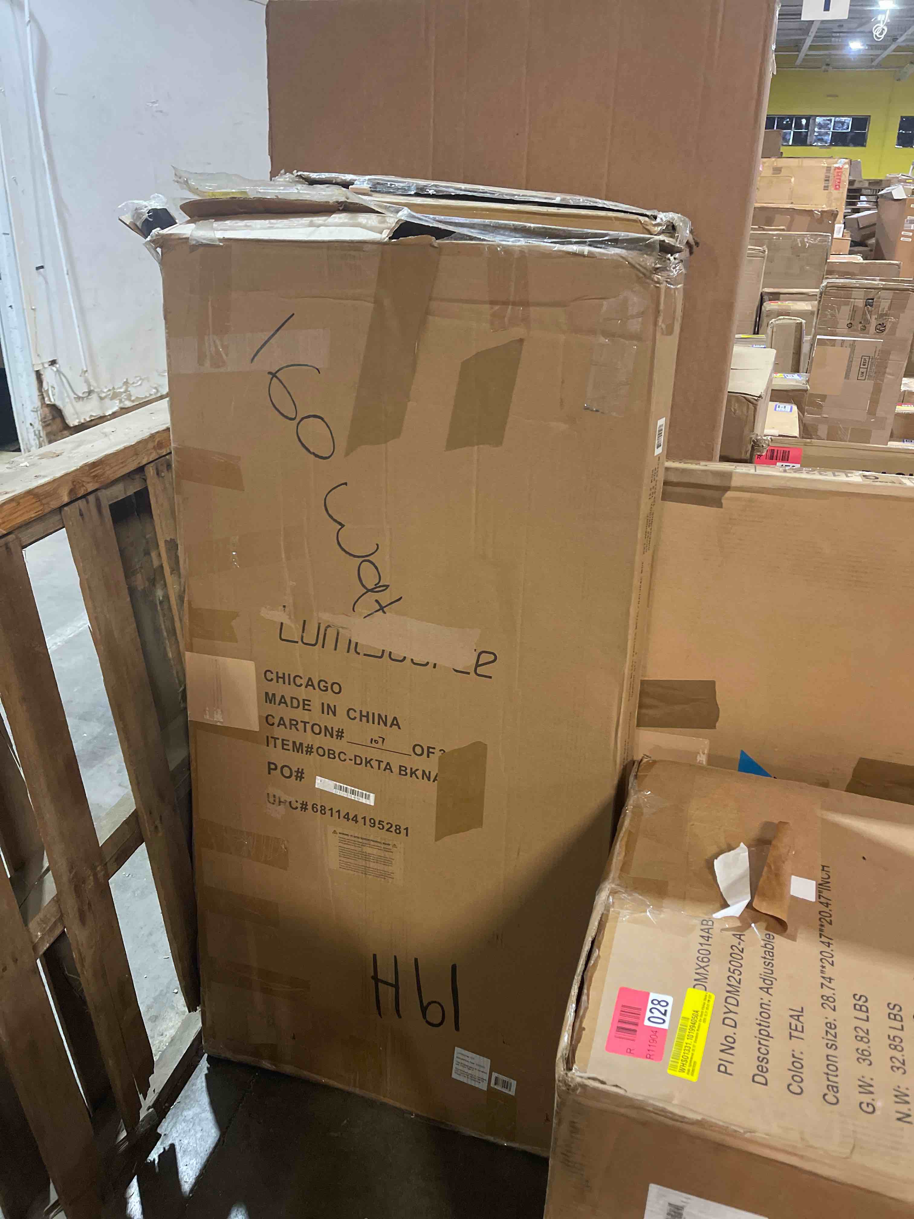 Condition photo showing New/Like New for xochitl queen headboard, flat wood panel headboard, 2.25" d x 64.5" w x 48" h, espresso