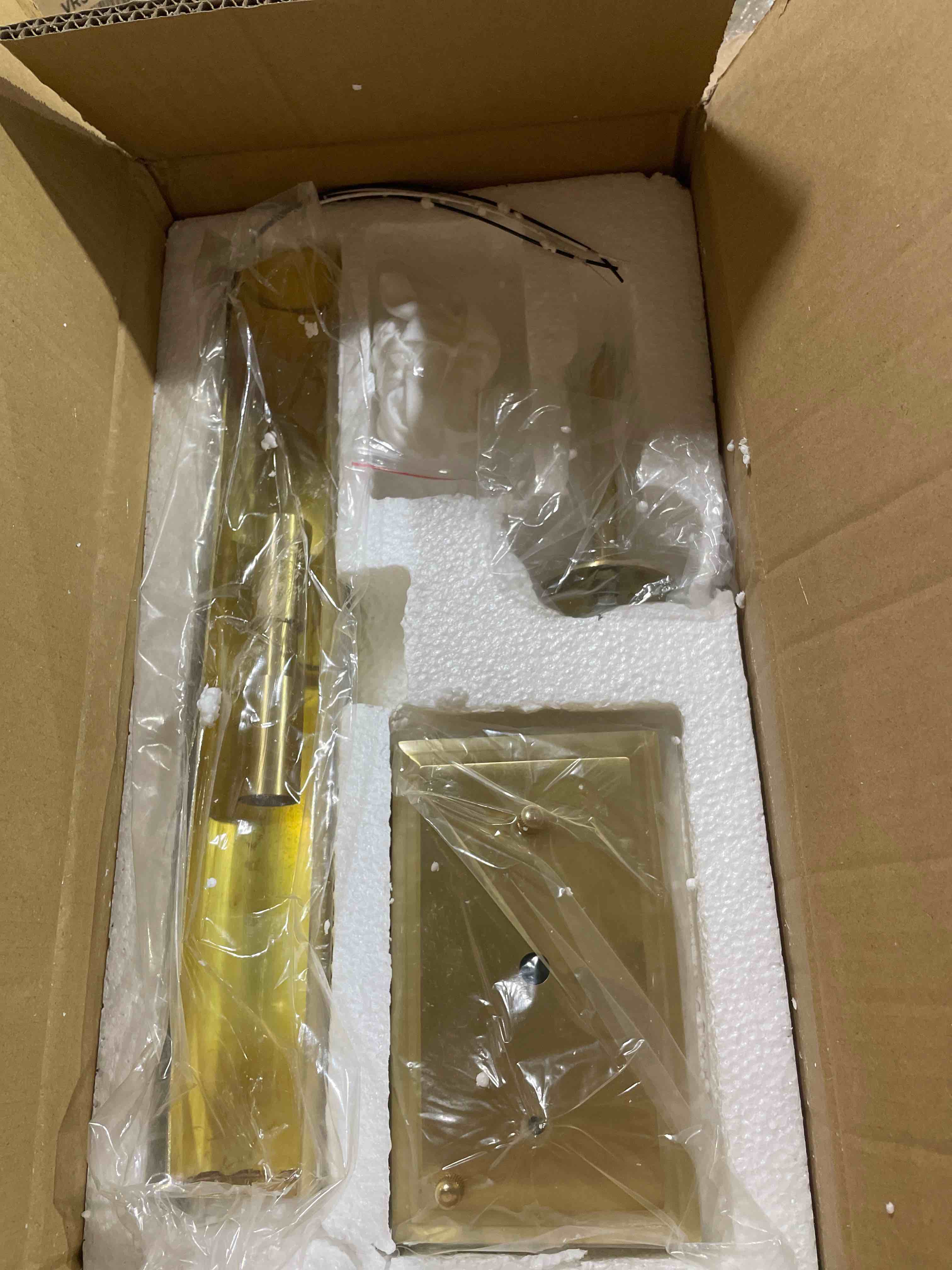 Condition photo showing Good Condition for house of troy dc16-52 direct wire contemporary picture light, 16", satin nickel