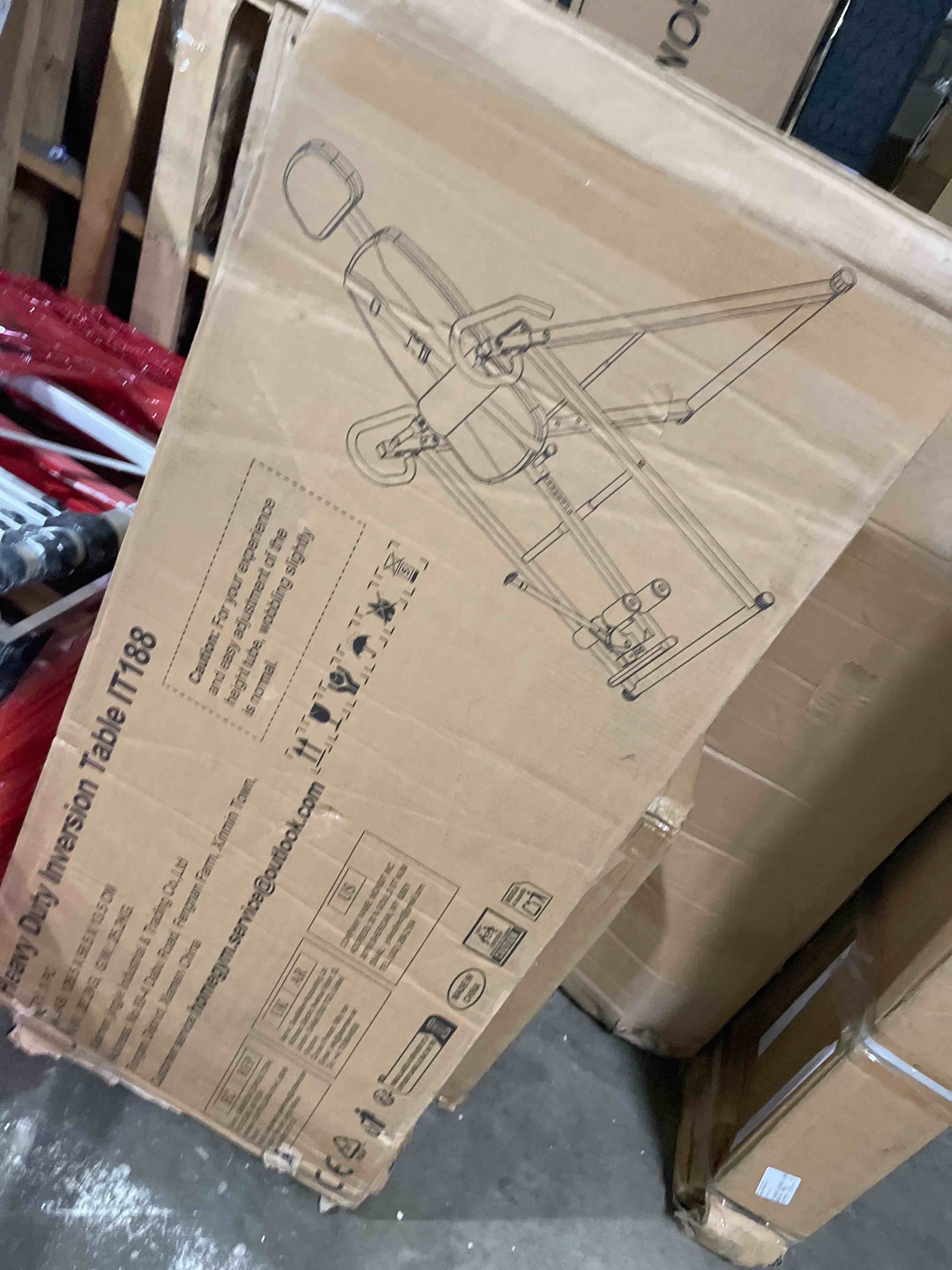 Condition photo showing Good Condition for yoleo gravity inversion table for back pain relief 2026 new inversion table w/lumbar support easy to assemble back stretcher machine 300 lbs