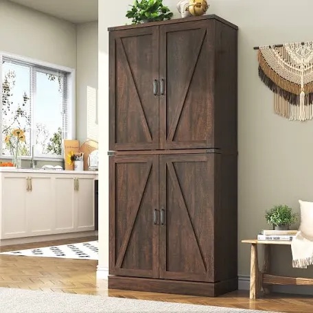 71" Kitchen Pantry With 12 Door