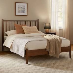 Queen/King bed rails are 82-inch long, heavy-duty metal or wood connectors designed to secure a headboard and footboard, commonly featuring adjustable, hook-on, or bolt-on designs with center support for stability. These rails fit standard Queen (60" x 80") and Eastern King (76" x 80") mattress sets, 