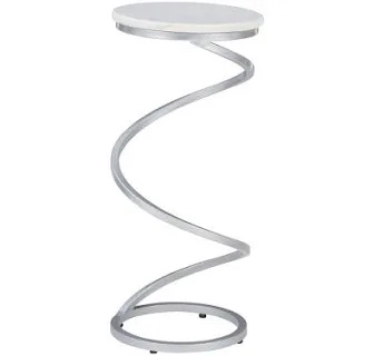 INCOMPLETE TOP ONLYElegant 2-Piece Rotating End Table Set Modern and Space-Saving