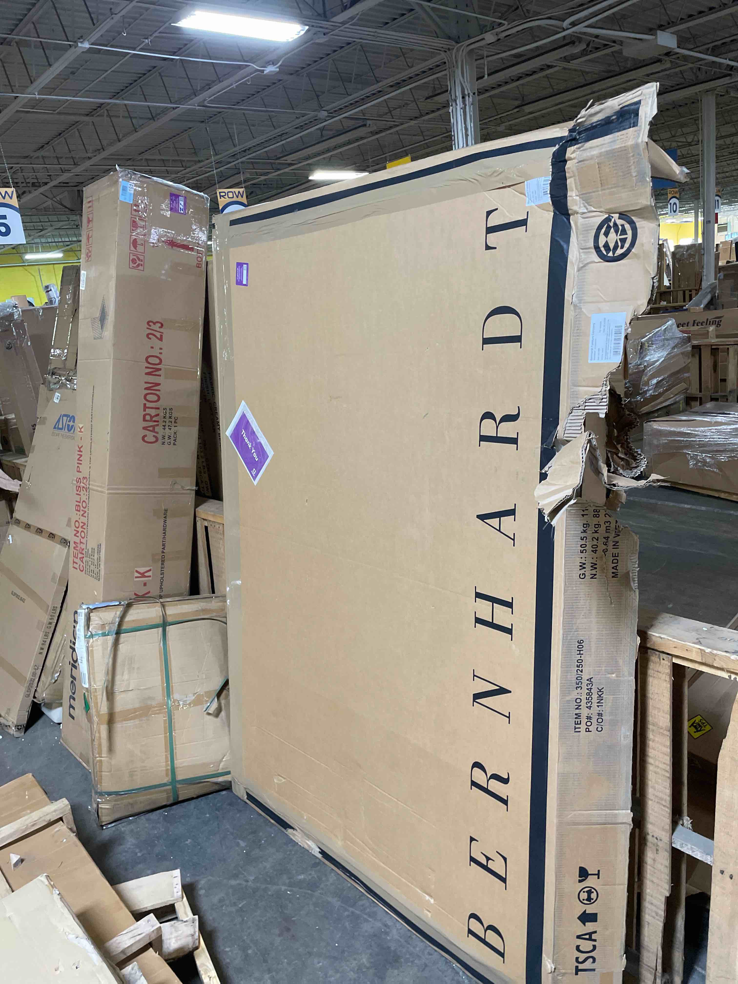 Condition photo showing As Is for antibes headboard - king (only headboard) 