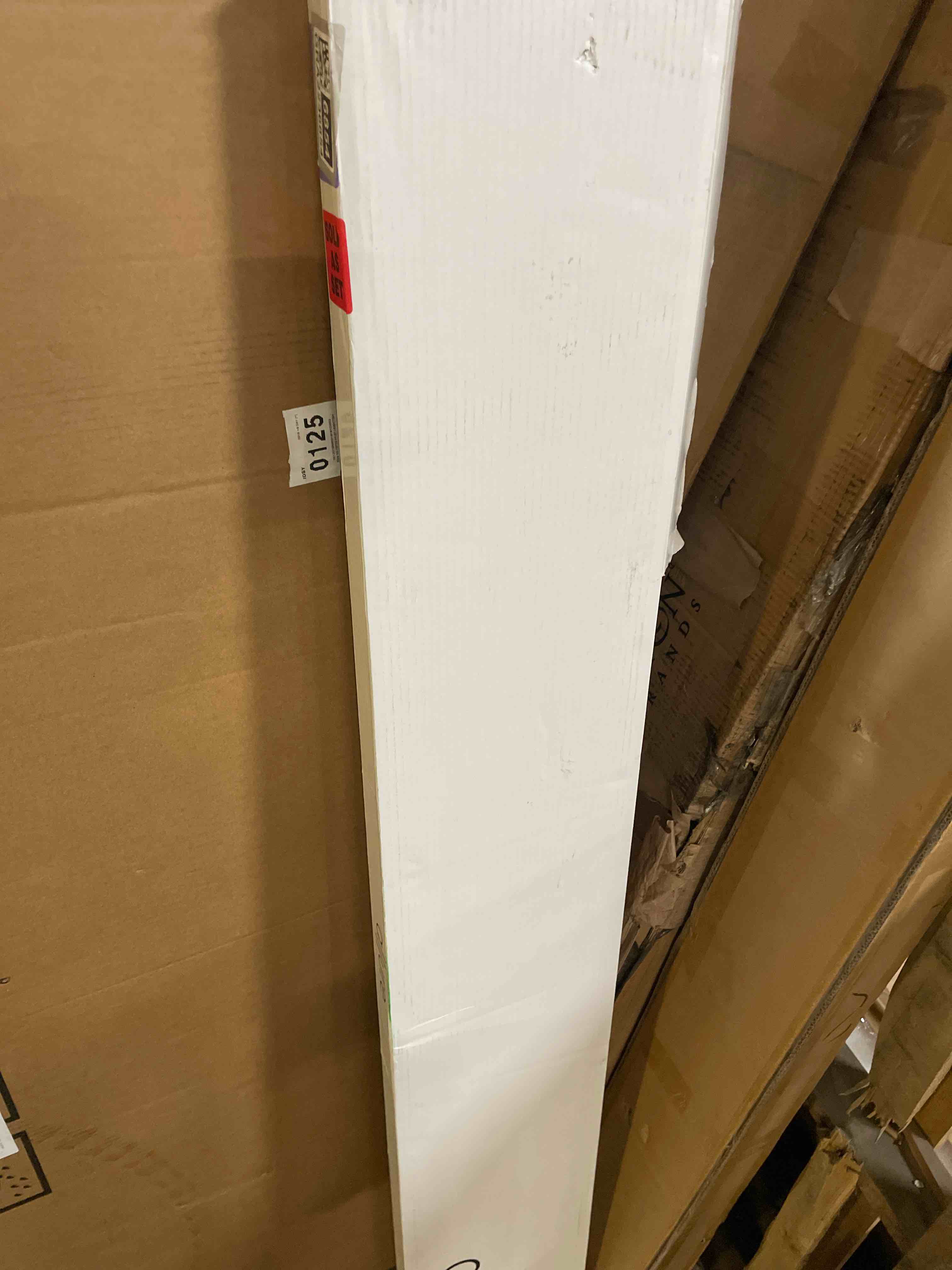 Condition photo showing New/Like New for allure 9" x 59" x 8mm, 12mil luxury vinyl xl plank flooring, marble cake mahogany look, embossed, waterproof, 1 case, 6 planks/box, 21.45 sqft/box