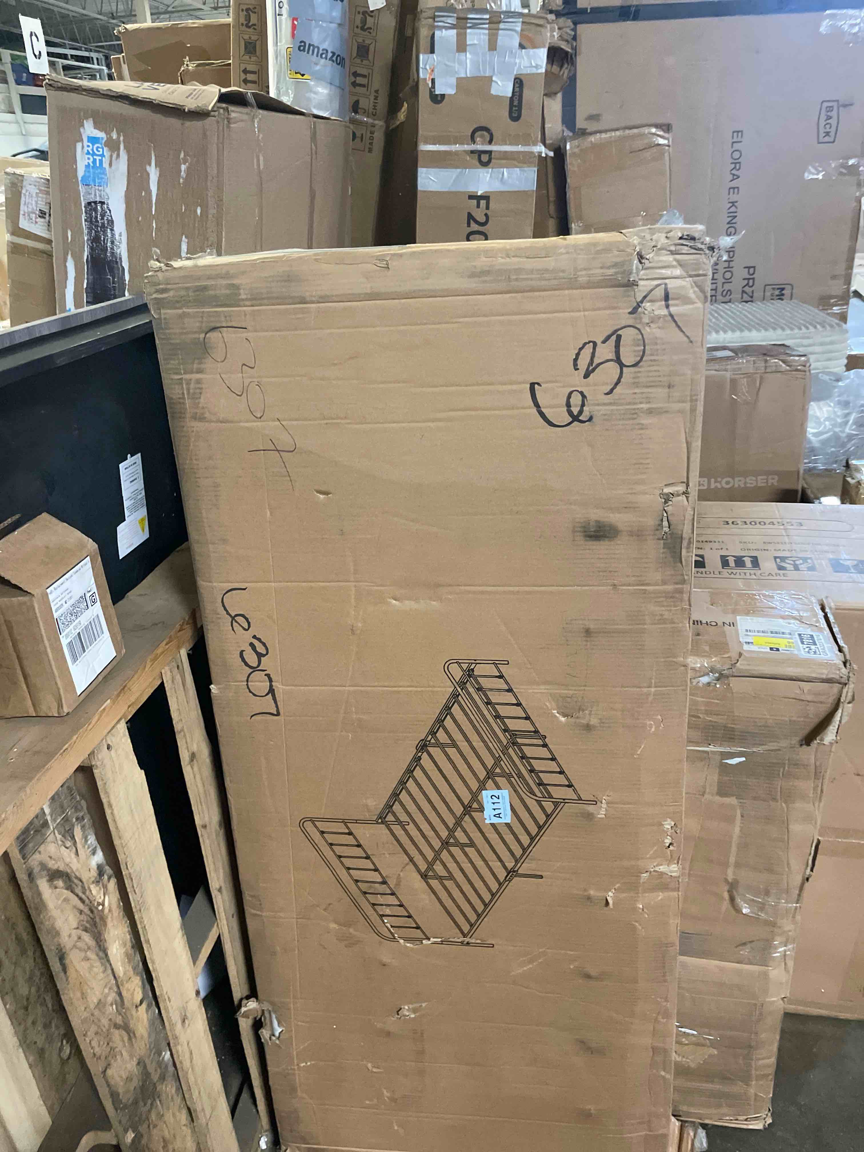 Condition photo showing Good Condition for vintage full size bed frame with headboard and footboard mattress heavy duty metal platform bed frame steel slat support (full, white)