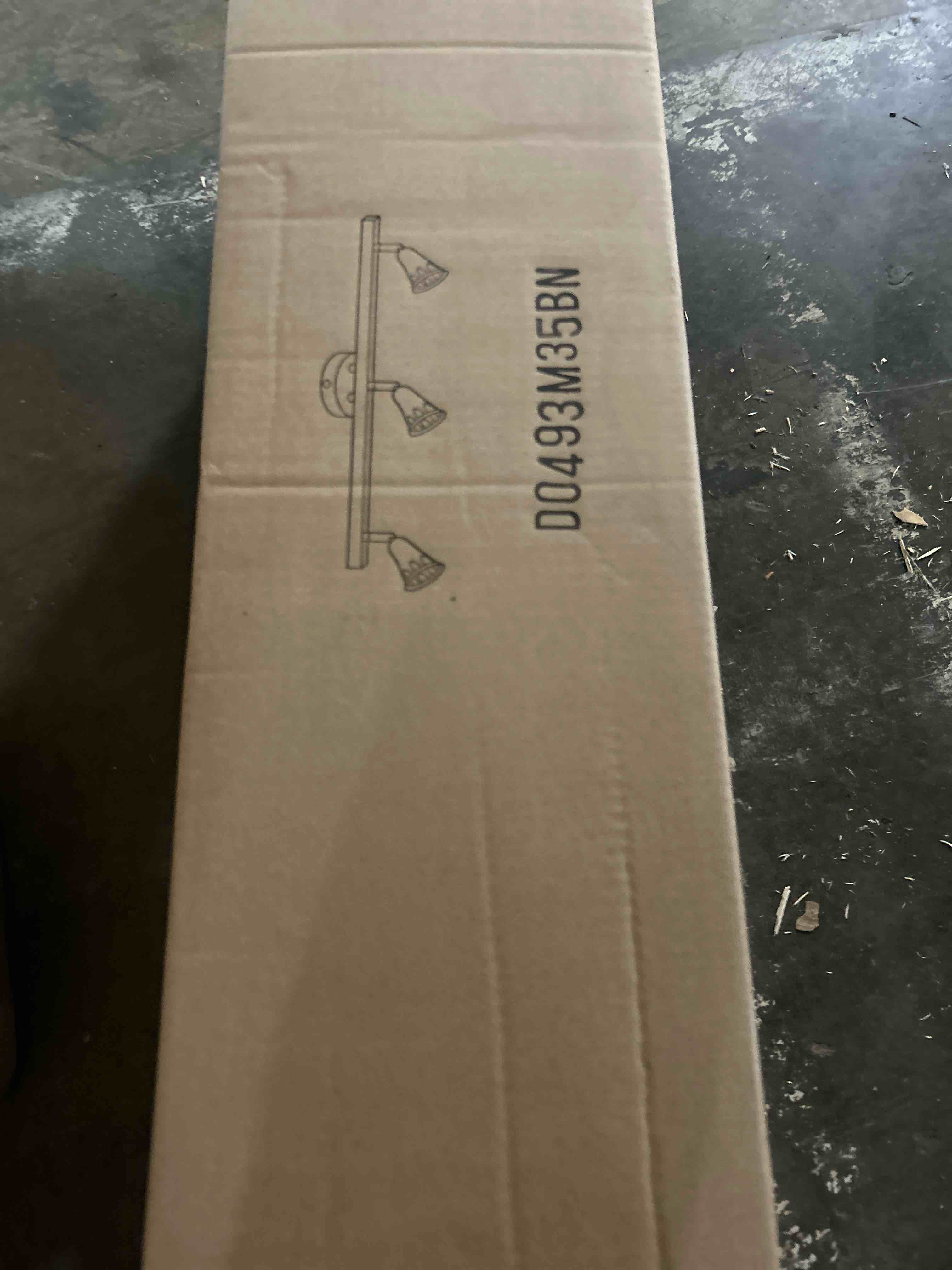 Condition photo showing Good Condition for boostarea led 3 light track lighting kit, black 3 way ceiling spot lighting, flexibly rotatable light head for kitchen, living room, bedroom, gu10 bulb not included