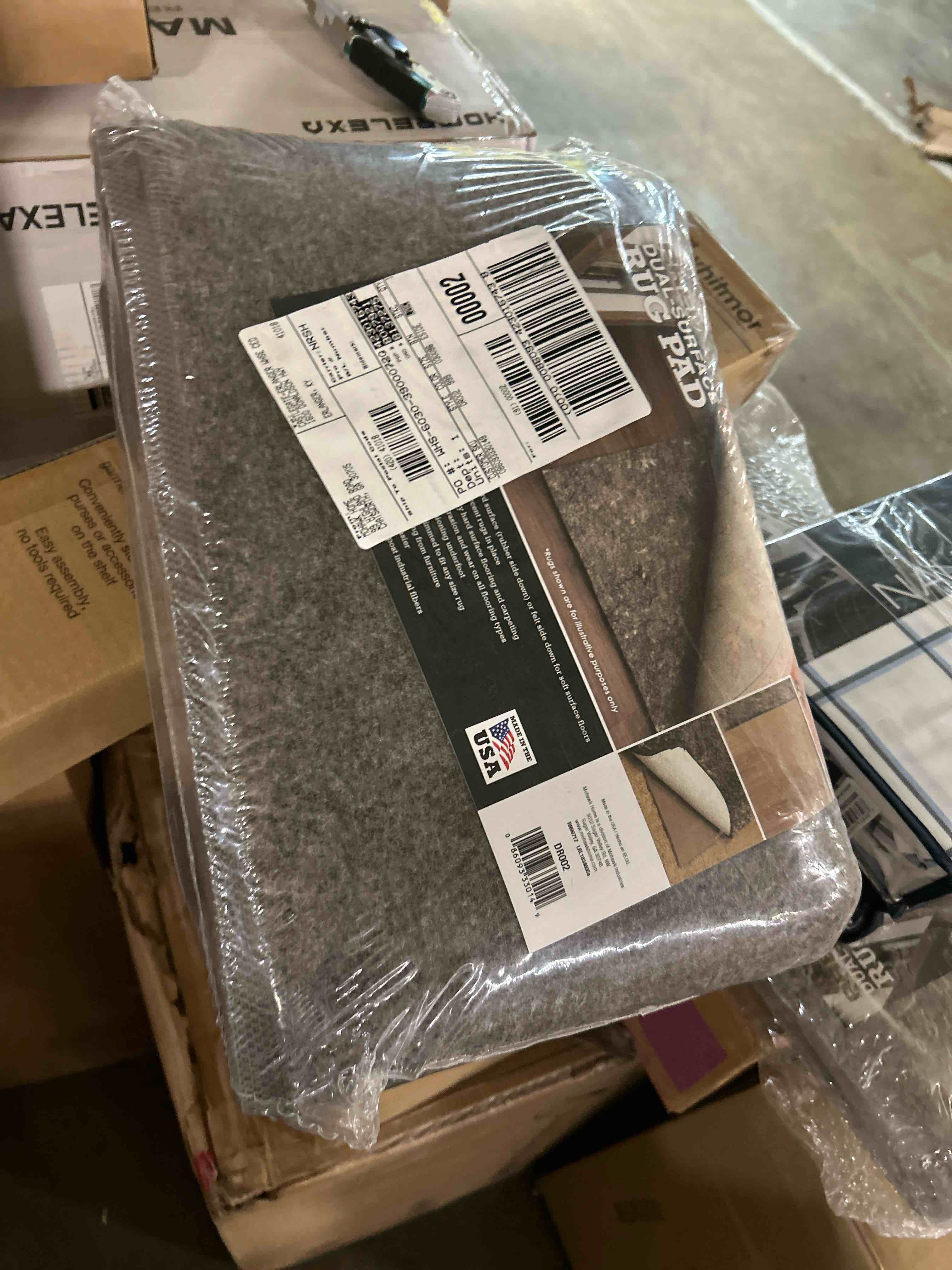Condition photo showing New/Like New for bagail felt and natural rubber backing rug pads 1/4” thick, 5 x 7 ft non slip carpet gripper keep rugs in place, under area rug protective cushioned pads, carpet runners, hardwood floors protection 5' x 7' (rectangular) 1/4" thick