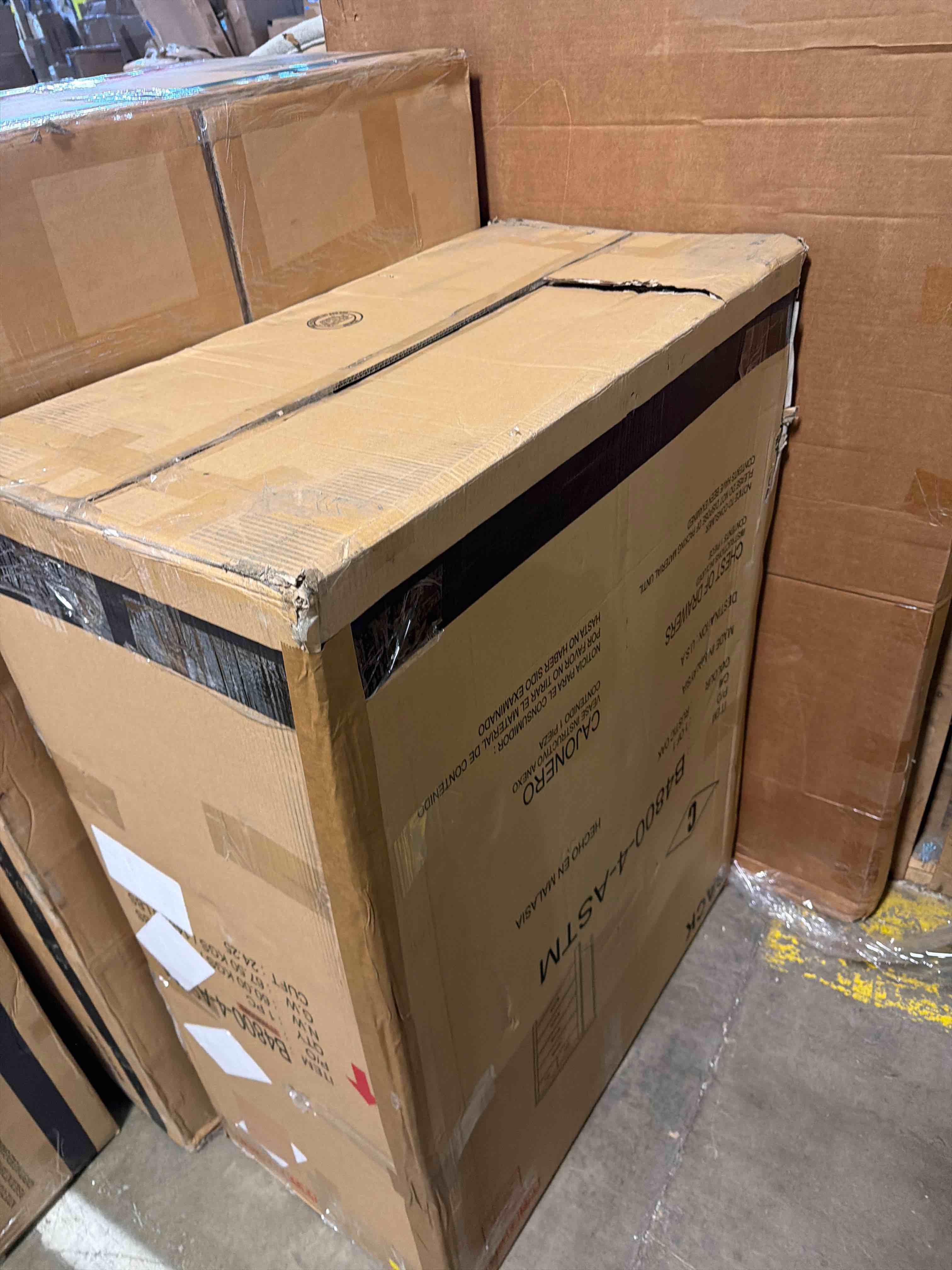 Condition photo showing As Is for keslie brown panel bedroom set special