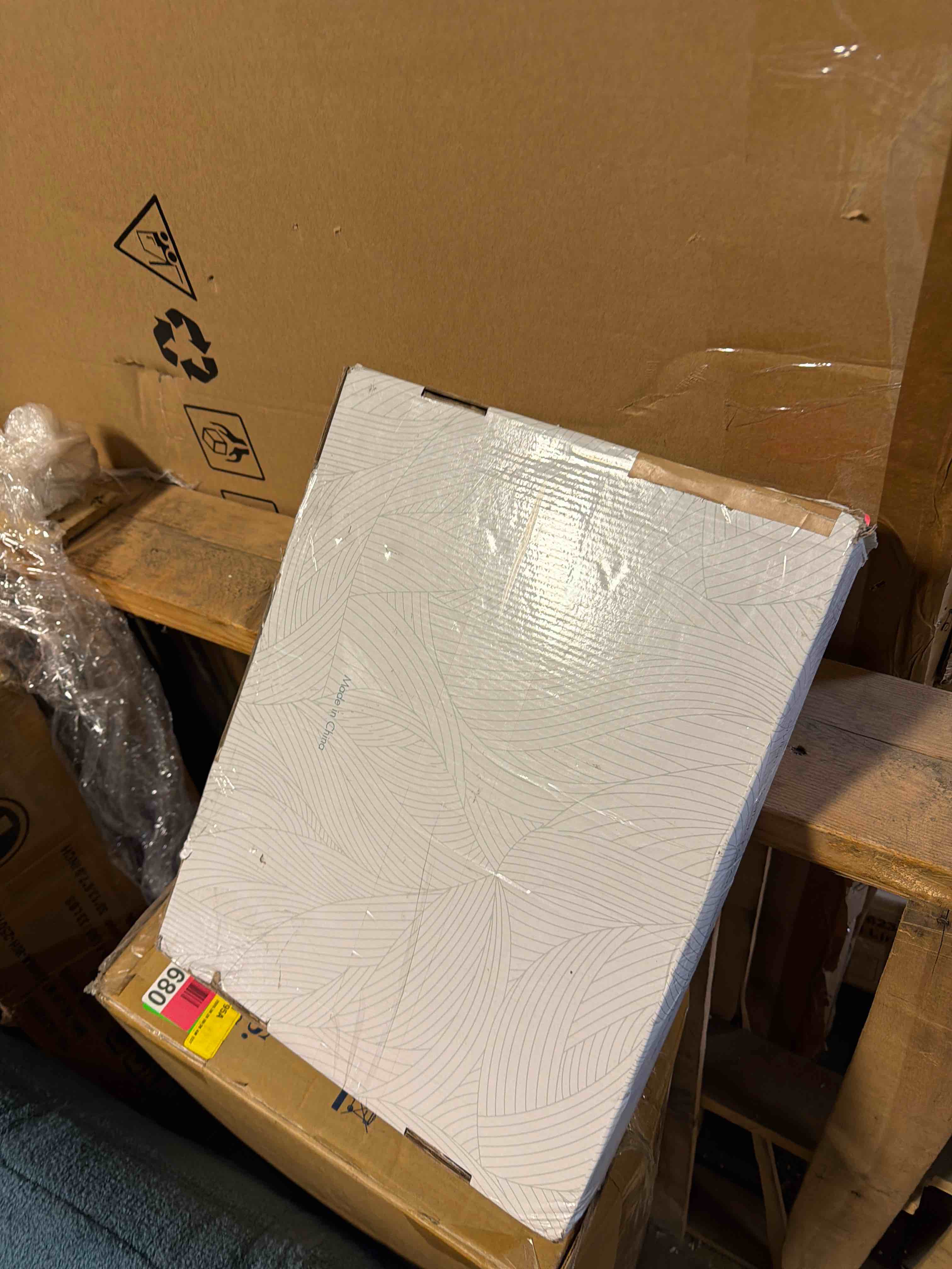 Condition photo showing New/Like New for kitchen faucet with pull down sprayer, single handle single lever k