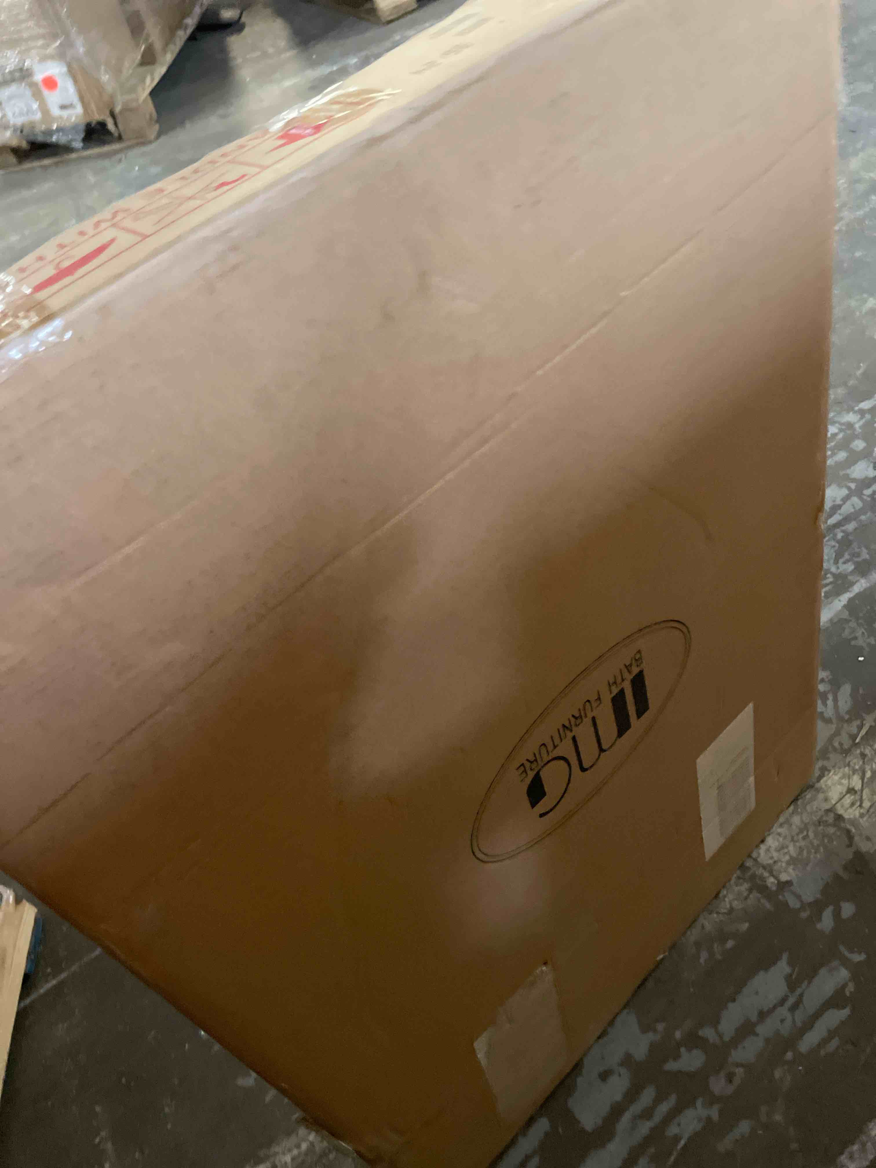 Condition photo showing New/Like New for modern plywood-melamine mirror in dawn grey