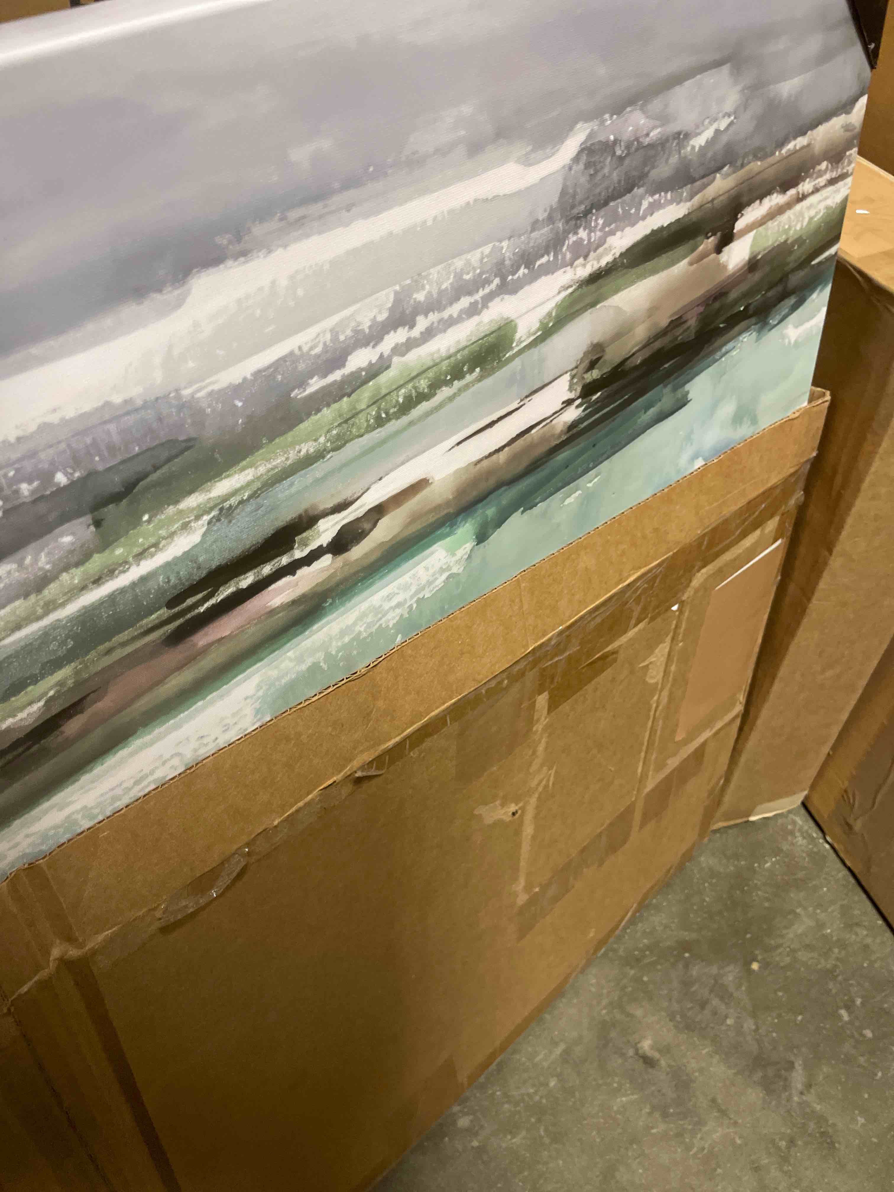 Condition photo showing New/Like New for plein air river study ii - gallery wrapped cavas  3965627729  2025.10.21  08:54